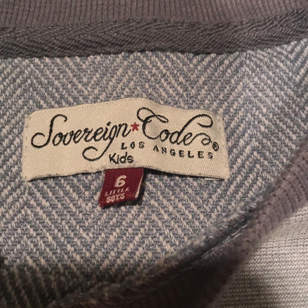 Sovereign Code Blue/Gray Sweater - Picture 2 of 4
